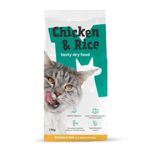 Monster Pet Foods Chicken With Rice Dry Adult Cat Food