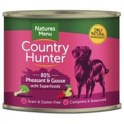 Natures Menu Country Hunter Pheasant & Goose Adult Dog Food Cans