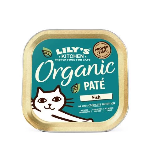 Lily's Kitchen Lilys Kitchen Organic Fish Pate Complete Wet Cat Food - Image 2