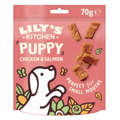 Lily's Kitchen Lilys Kitchen Chicken & Salmon Nibbles Puppy Treats