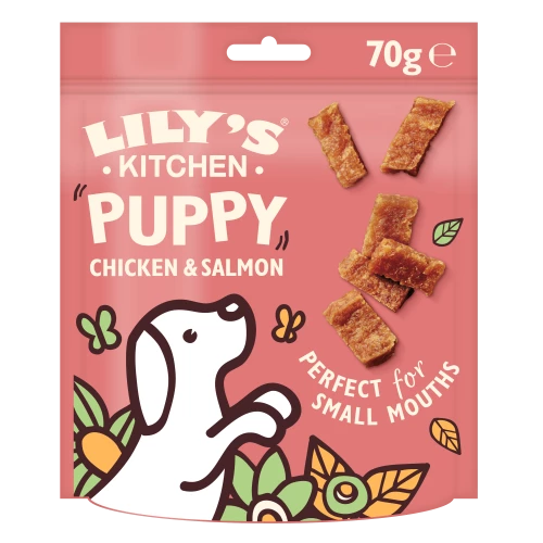 Lily's Kitchen Lilys Kitchen Chicken & Salmon Nibbles Puppy Treats