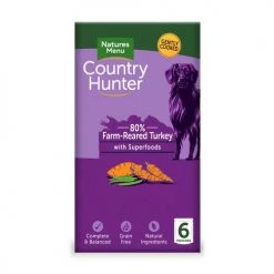 Natures Menu Country Hunter Turkey Pouches Adult Dog Food