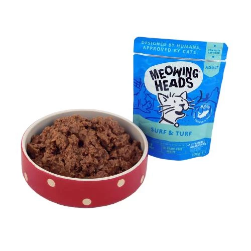 Meowing Heads Variety Pack Wet Adult Cat Food - Image 3