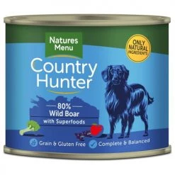 Natures Menu Country Hunter Wild Boar Adult Dog Food Cans