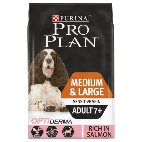 PURINA PRO PLAN PRO PLAN OPTIDERMA Salmon Sensitive Skin Medium Adult 7+ Dog Food