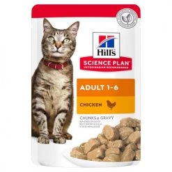 Hills Science Plan Adult Chicken Pouches Wet Cat Food