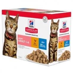 Hills Science Plan Adult Light Pouches Wet Cat Food