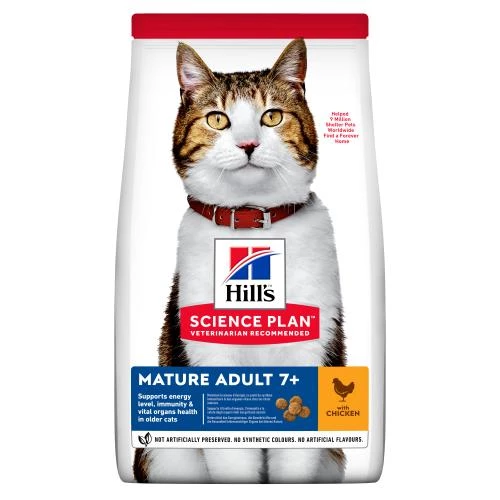 Hills Science Plan Chicken Mature Adult 7+ Dry Cat Food