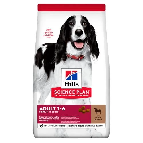 Hills Science Plan Medium Breed Adult Lamb & Rice Dry Dog Food
