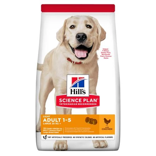 Hills Science Plan Large Breed Chicken Adult Light Dry Dog Food