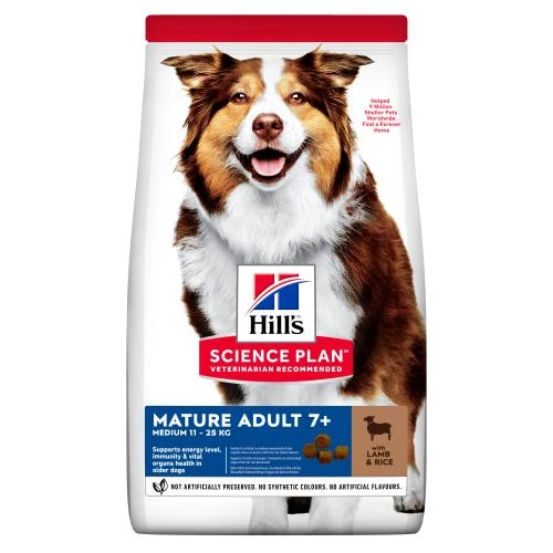 Hills Science Plan Medium Breed Mature 7+ Lamb Dry Dog Food - Image 5