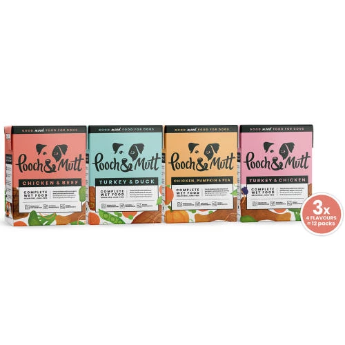 Pooch & Mutt Multipack Adult Wet Dog Food Cartons - Image 3