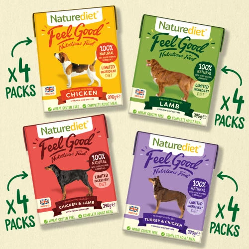 Naturediet Feel Good Selection Pack Wet Adult Dog Food Cartons - Image 7