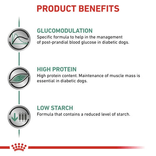 Royal Canin Veterinary Diets Diabetic Dry Adult Dog Food - Image 4