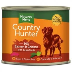 Natures Menu Country Hunter Salmon & Chicken Adult Dog Food Cans