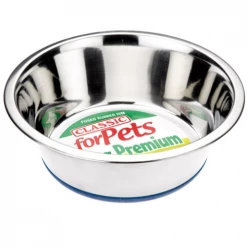 Classic Stainless Steel Non Slip Dog Bowl