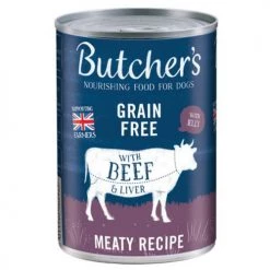 Butchers Beef & Liver In Jelly Dog Food Tins