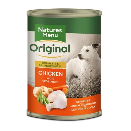 Natures Menu Chicken With Vegetables Adult Dog Food Cans