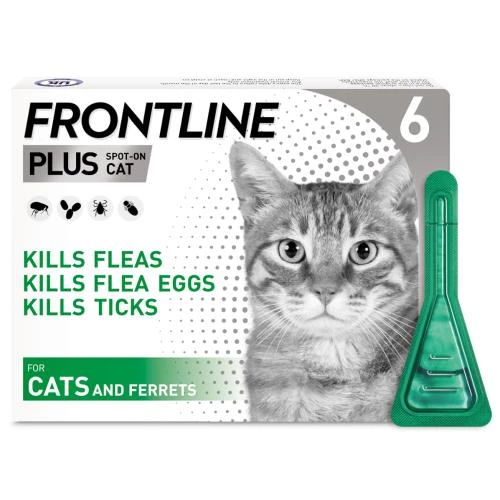 FRONTLINE Plus Flea & Tick Treatment Cat - Image 2