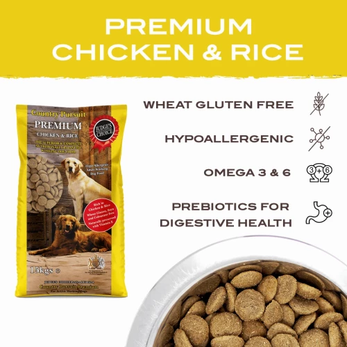Country Choice Country Pursuit Premium Chicken & Rice Dry Adult Dog Food - Image 3