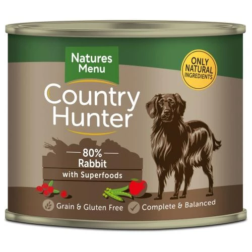 Natures Menu Country Hunter Rabbit Adult Dog Food Cans