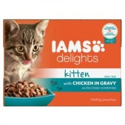 Iams Delights Chicken In Gravy Kitten & Junior Cat Food