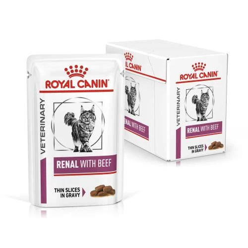 Royal Canin Veterinary Diets Renal In Gravy Cat Food Pouches - Image 7