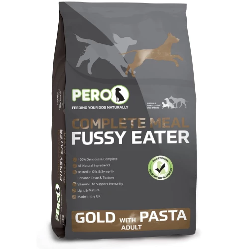 Pero Fussy Eater Gold With Pasta Adult Dog Food
