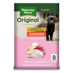 Natures Menu Chicken Lamb & Rice Puppy Food Pouches
