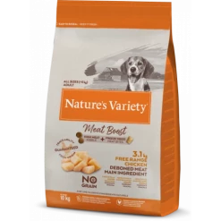 Natures Variety Meat Boost Free Range Chicken Dry Adult Dog Food