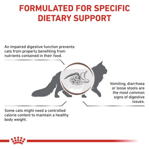 Royal Canin Veterinary Diets Gastrointestinal Moderate Calorie Dry Adult Cat Food - Image 2