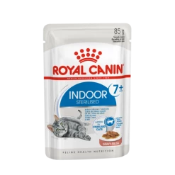 Royal Canin Indoor Sterilised 7+ In Gravy Wet Adult Cat Food
