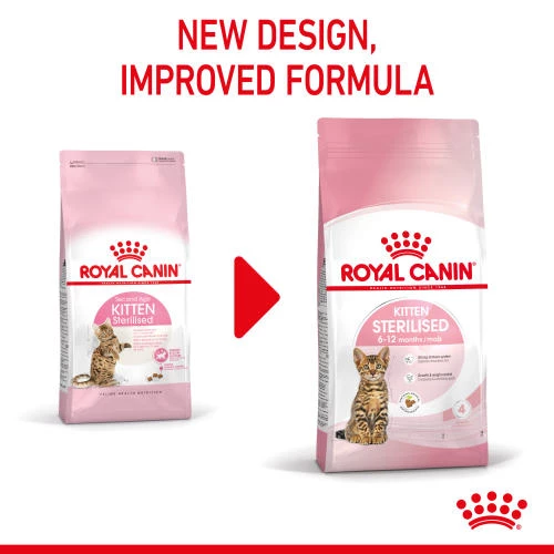 Royal Canin Sterilised Dry Kitten Cat Food - Image 2