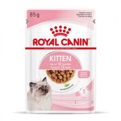 Royal Canin Kitten In Gravy Wet Cat Food Pouches