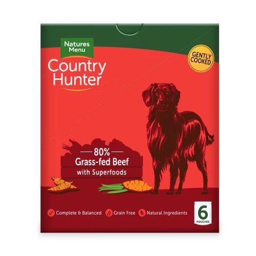 Natures Menu Country Hunter Beef Pouch Adult Dog Food - Image 2
